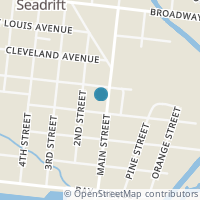 Map location of 414 S Main St, Seadrift TX 77983