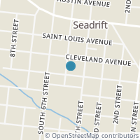 Map location of 412 W Houston Ave, Seadrift TX 77983