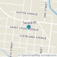Map location of 404 Saint Louis Ave, Seadrift TX 77983