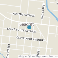 Map location of 308 W Saint Louis Ave, Seadrift TX 77983