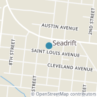 Map location of 501 W Saint Louis Ave, Seadrift TX 77983