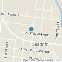 Map location of 502 W Austin Ave, Seadrift TX 77983