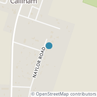 Map location of 156 Naylor Rd, Calliham TX 78007