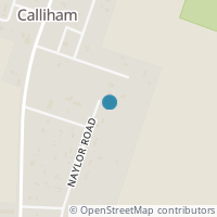Map location of 170 Naylor Rd, Calliham TX 78007