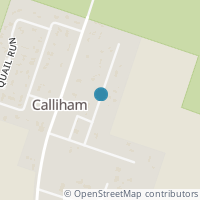 Map location of 160 Church St, Calliham TX 78007