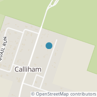 Map location of 193 Church St, Calliham TX 78007