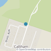 Map location of 169 Quail Run, Calliham TX 78007