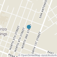 Map location of 602 N 3rd St, Carrizo Springs, TX 78834