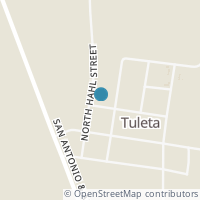 Map location of 207 Houston St, Tuleta TX 78162
