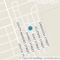 Map location of 1014 Laredo St, Crystal City TX 78839