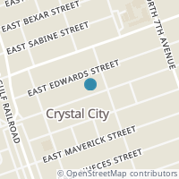 Map location of 290 Highland Cir, Crystal City TX 78839