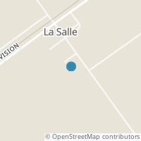 Map location of 47 3Rd St, La Salle TX 77969