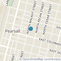 Map location of 506 E Brazos St, Pearsall TX 78061
