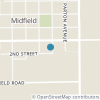 Map location of 110 2Nd St, Midfield TX 77458