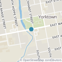Map location of 101 S Eckhardt, Yorktown TX 78164