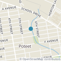 Map location of 529 AVENUE D, Poteet, TX 78065