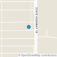 Map location of 50 DAWNRIDGE DR, Poteet, TX 78065