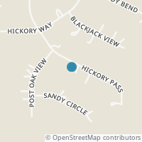Map location of 24115 Hickory Pass, San Antonio TX 78264