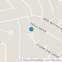 Map location of 4011 Storm Oak Dr, San Antonio, TX 78112