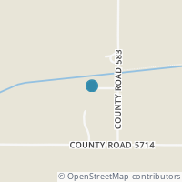 Map location of 1022 County Road 583, La Coste TX 78039