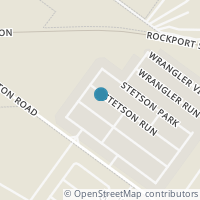 Map location of 4318 Stetson Run, San Antonio TX 78223
