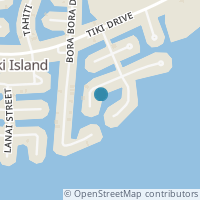 Map location of 1047 Long Reach Dr, Tiki Island TX 77554