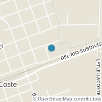 Map location of 11236 Raymond Ave, La Coste TX 78039
