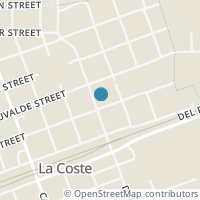Map location of 15835 Kinney St, La Coste TX 78039