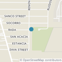 Map location of 10202 Renova St, San Antonio TX 78214