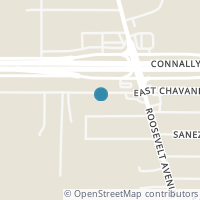 Map location of 1204 E Chavaneaux Rd, San Antonio, TX 78221
