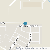 Map location of 2215 Mission Verde, San Antonio TX 78223