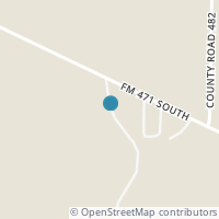 Map location of 9077 Fm 471 S, La Coste TX 78039