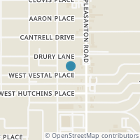 Map location of 123 W VESTAL PL, San Antonio, TX 78221