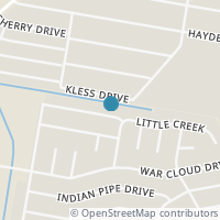 Map location of 5413 Little Creek St, San Antonio TX 78242