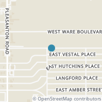 Map location of 207 E Vestal Pl, San Antonio, TX 78221