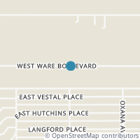 Map location of 342 Ware, San Antonio, TX 78221
