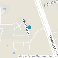 Map location of 8030 Halo Cir, San Antonio TX 78252