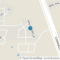 Map location of 8023 Halo Cir, San Antonio TX 78252