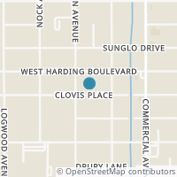 Map location of 927 Clovis Pl, San Antonio TX 78221