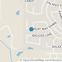 Map location of 7410 Milky Way Dawn, San Antonio TX 78252