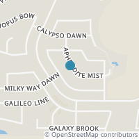 Map location of 7110 APHRODITE MIST, San Antonio, TX 78252