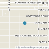 Map location of 418 Sharmain Pl, San Antonio TX 78221