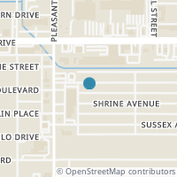 Map location of 110 Shasta Ave, San Antonio TX 78221