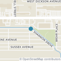 Map location of 303 Shasta Ave, San Antonio, TX 78221