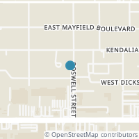 Map location of 331 Boswell, San Antonio TX 78214