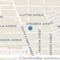 Map location of 107 E Bonner Ave, San Antonio TX 78214