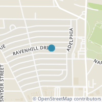 Map location of 234 Ravenhill Dr, San Antonio TX 78214