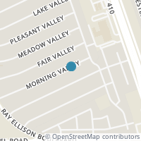 Map location of 122 MORNING VALLEY ST, San Antonio, TX 78227