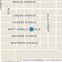 Map location of 1458 W Gerald Ave, San Antonio TX 78211