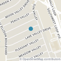 Map location of 118 Hidden Valley Dr, San Antonio TX 78227